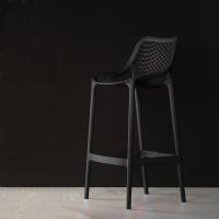 Air Resin Outdoor Counter Chair Black ISP067-BLA - 5