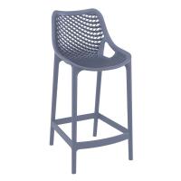 Air Resin Outdoor Counter Chair Dark Gray ISP067-DGR