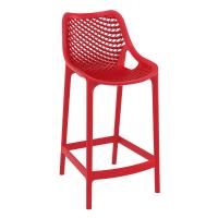 Air Resin Outdoor Counter Chair Red ISP067-RED