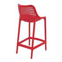 Air Resin Outdoor Counter Chair Red ISP067-RED - 1