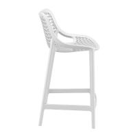 Air Resin Outdoor Counter Chair White ISP067-WHI - 3