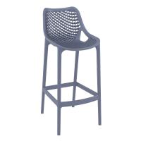Air Resin Outdoor Bar Chair Dark Gray ISP068-DGR