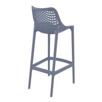 Air Resin Outdoor Bar Chair Dark Gray ISP068-DGR - 1