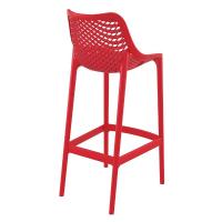 Air Resin Outdoor Bar Chair Red ISP068-RED - 6