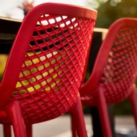 Air Resin Outdoor Bar Chair Red ISP068-RED - 11