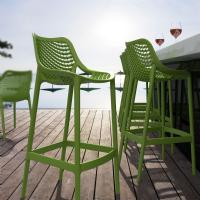 Air Resin Outdoor Bar Chair Tropical Green ISP068-TRG - 5