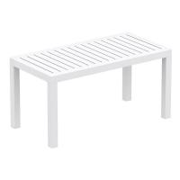 Ocean Rectangle Coffee Table White ISP069-WHI