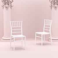 Chiavari Polycarbonate Dining Chair Glossy White ISP071-GWHI - 5