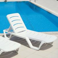 Bahama Sunlight Pool Chaise Lounge ISP077-WHI - 1
