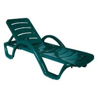 Havana Sunrise Pool Chaise Lounge with Arms Green ISP078-GRE