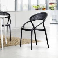 Sunset Dining Chair Black ISP088-BLA - 6