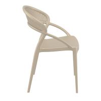 Sunset Dining Chair Taupe ISP088-DVR - 3