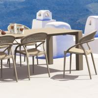 Sunset Extendable Dining Set 9 Piece Taupe ISP0883S-DVR - 2