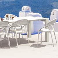 Sunset Extendable Dining Set 9 Piece White ISP0883S-WHI - 2
