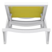 Pacific Sling Chaise Lounge White - Yellow ISP089-WHI-SYE - 4