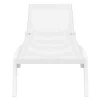 Pacific Sling Chaise Lounge White - White ISP089-WHI-WHI - 3