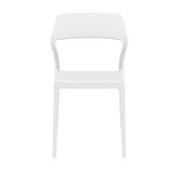 Snow Dining Chair White ISP092-WHI - 4