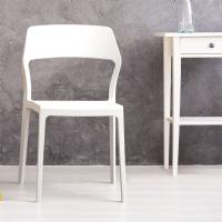 Snow Dining Chair White ISP092-WHI - 5