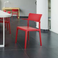 Plus Arm Chair Red ISP093-RED - 5