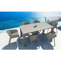 Sky Extendable Dining Set 7 Piece Taupe ISP1022S-DVR - 5