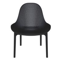 Sky Outdoor Indoor Lounge Chair Black ISP103-BLA - 9