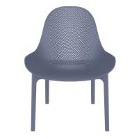 Sky Outdoor Indoor Lounge Chair Dark Gray ISP103-DGR - 2
