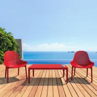 Sky Outdoor Indoor Lounge Chair Red ISP103-RED - 12