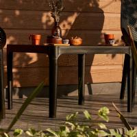 Sky Outdoor Coffee Table Black ISP104-BLA - 6