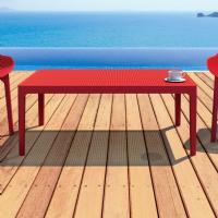 Sky Outdoor Coffee Table Red ISP104-RED - 3