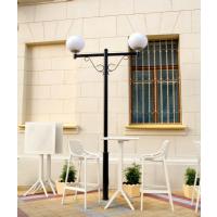 Sky Air Square Bar Set with 2 Barstools White ISP1162S-WHI - 4