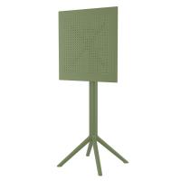 Sky Cross Square Bar Set with 2 Barstools Olive Green ISP1165S-OLG - 3