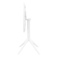 Sky Round Folding Table 24 inch White ISP121-WHI - 2