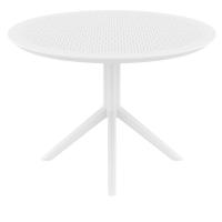 Sky Round Dining Table 42 inch White ISP124-WHI - 2