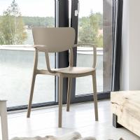 Monna Dining Chair Taupe ISP127-DVR - 5