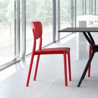 Monna Dining Chair Red ISP127-RED - 6
