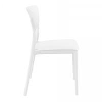 Monna Dining Chair White ISP127-WHI - 3