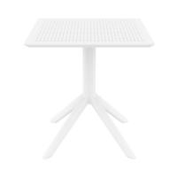Lucy Outdoor Bistro Set 3 Piece with 27 inch Table Top White ISP1292S-WHI - 4