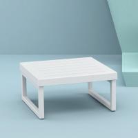 Mykonos Square Coffee Table White ISP137-WHI - 3