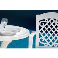 Truva Resin Round Dining Table 42 inch - Cafe Latte ISP146-TEA - 4
