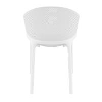 Sky Pro Stacking Dining Chair White ISP151-WHI - 5