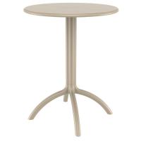Octopus Outdoor Dining Table 24 inch Round Taupe ISP160-DVR