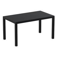 Ares Rectangle Outdoor Table 55 inch Black ISP186-BLA