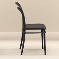 Marie Resin Outdoor Chair Black ISP251-BLA - 7
