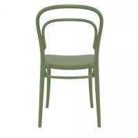 Marie Resin Outdoor Chair Olive Green ISP251-OLG - 4