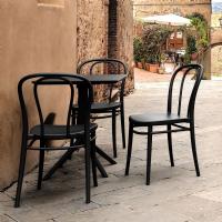 Victor Resin Outdoor Chair Black ISP252-BLA - 6