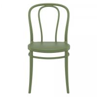 Victor Resin Outdoor Chair Olive Green ISP252-OLG - 2