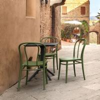 Victor Resin Outdoor Chair Olive Green ISP252-OLG - 5