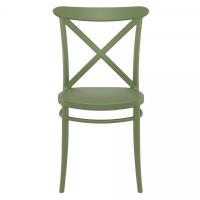 Cross Resin Outdoor Chair Olive Green ISP254-OLG - 2
