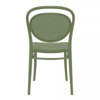 Marcel Resin Outdoor Chair Olive Green ISP257-OLG - 4