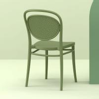 Marcel Resin Outdoor Chair Olive Green ISP257-OLG - 5